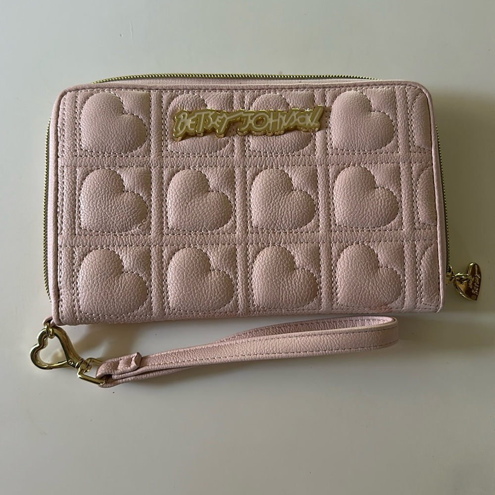 Betsy Johnson wristlet wallet